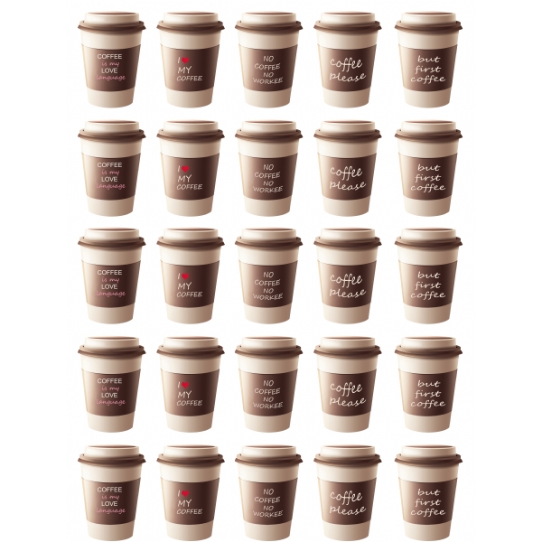 coffee mug baskılı süet dokulu kumaş